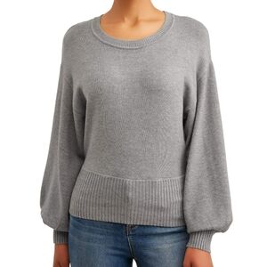 Time and Tru Women's Balloon sleeve sweater size L 12-14